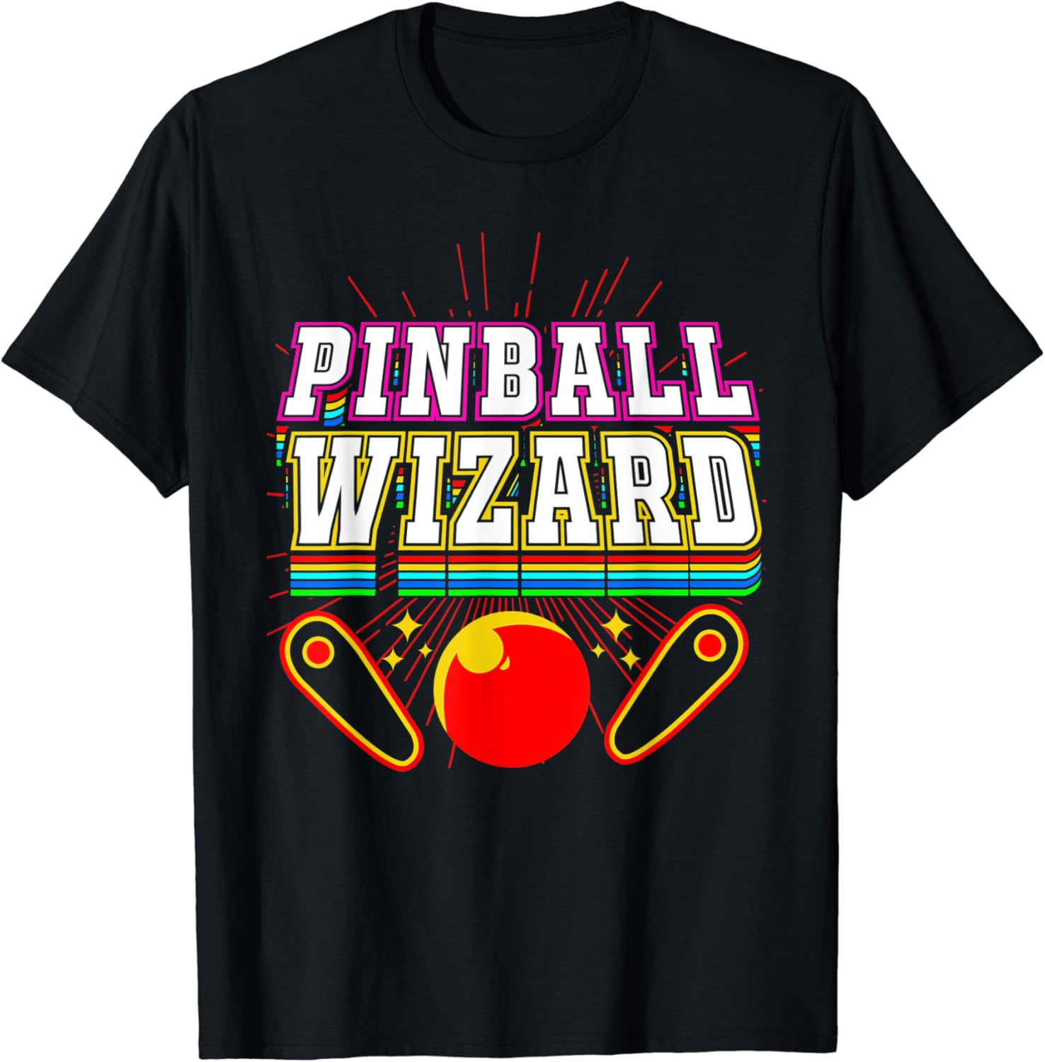 Pinball Wizard TShirt Clothing, Shoes & Jewelry